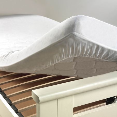 Protège-matelas PONNY 140x190 cm blanc