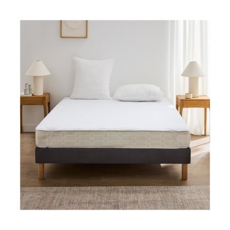 Alèse imperméable avec élastiques SHELLY 160x200 cm blanche