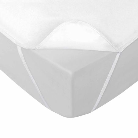 Alèse imperméable avec élastiques SHELLY 180x200 cm blanche