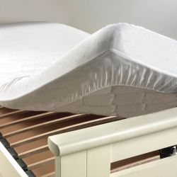 Protège-matelas MOLLY 160x200 cm blanc