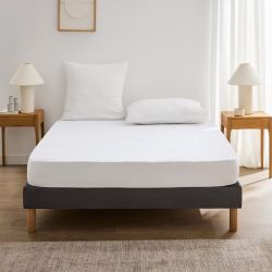 Protège-matelas MOLLY 180x200 cm blanc