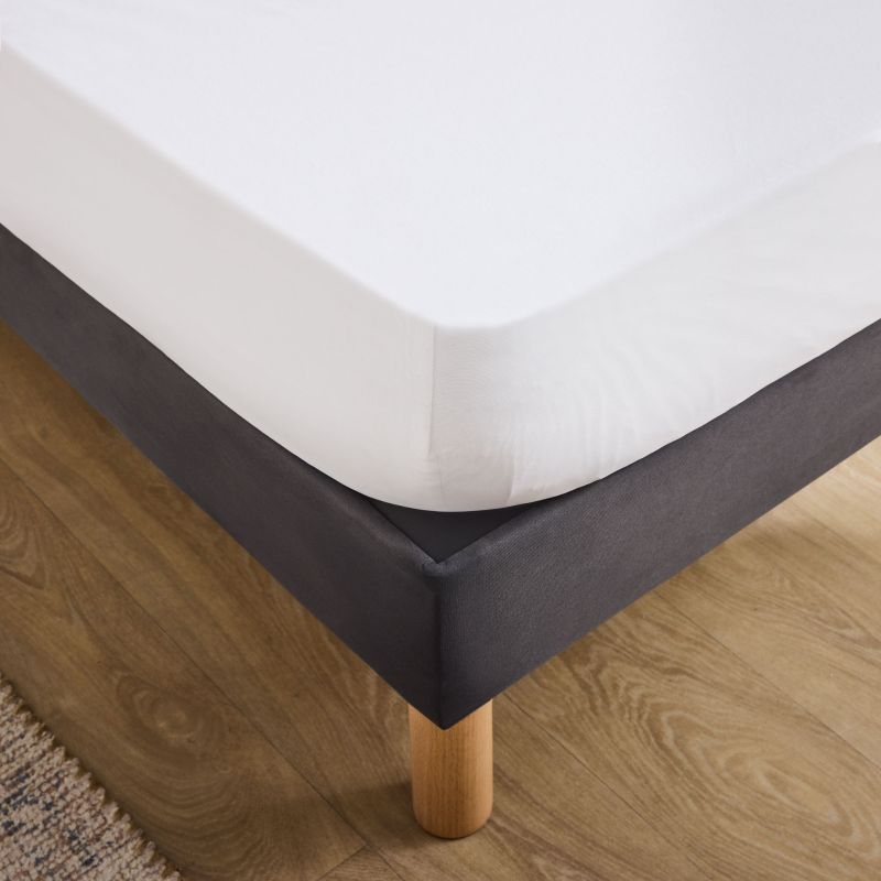 Protège-matelas MOLLY 180x200 cm blanc