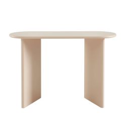Console KARIA effet laqué beige