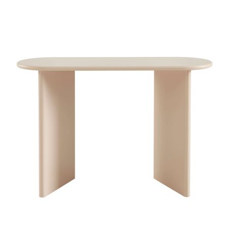 Console KARIA effet laqué beige