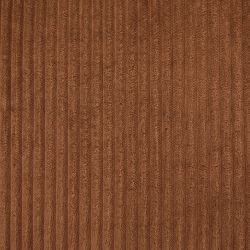 Fauteuil convertible compressé NYX en mousse 1 place velours côtelé terracotta