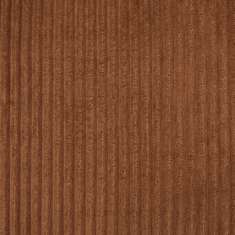 Fauteuil convertible compressé NYX en mousse 1 place velours côtelé terracotta
