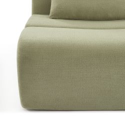 Chauffeuse PANTONE 1 place tissu vert amande