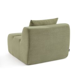 Chauffeuse PANTONE 1 place tissu vert amande