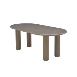 Table de séjour NORI laquée brillante vert sepia 200cm