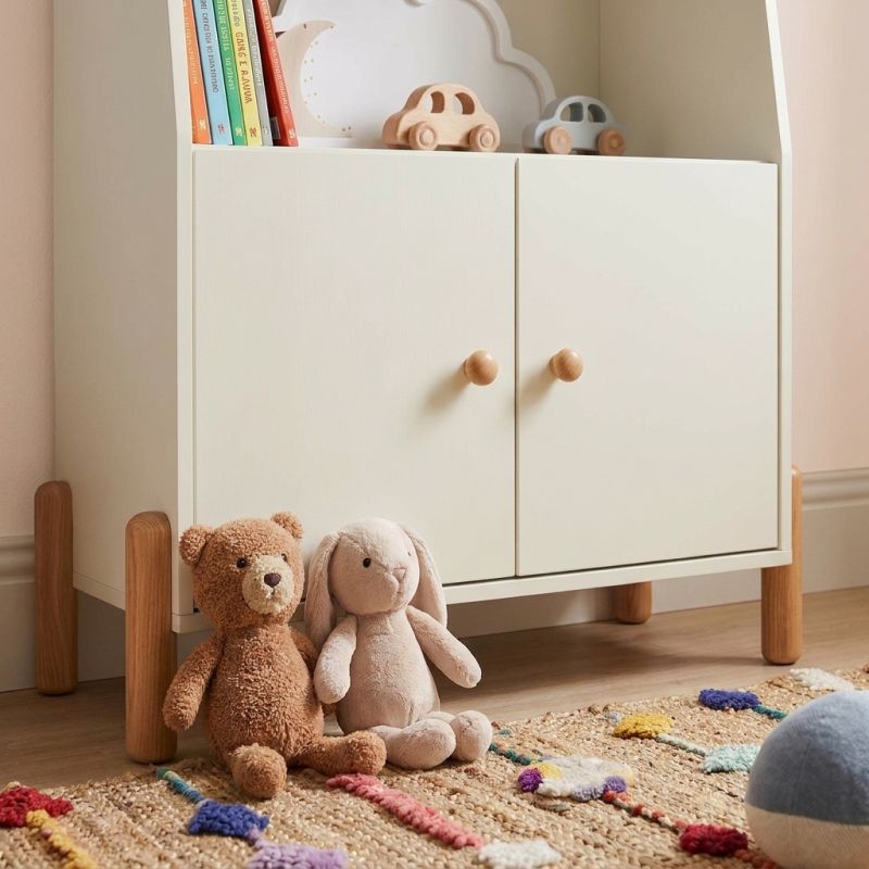 Bibliothèque enfant MONA beige 81,5x114cm