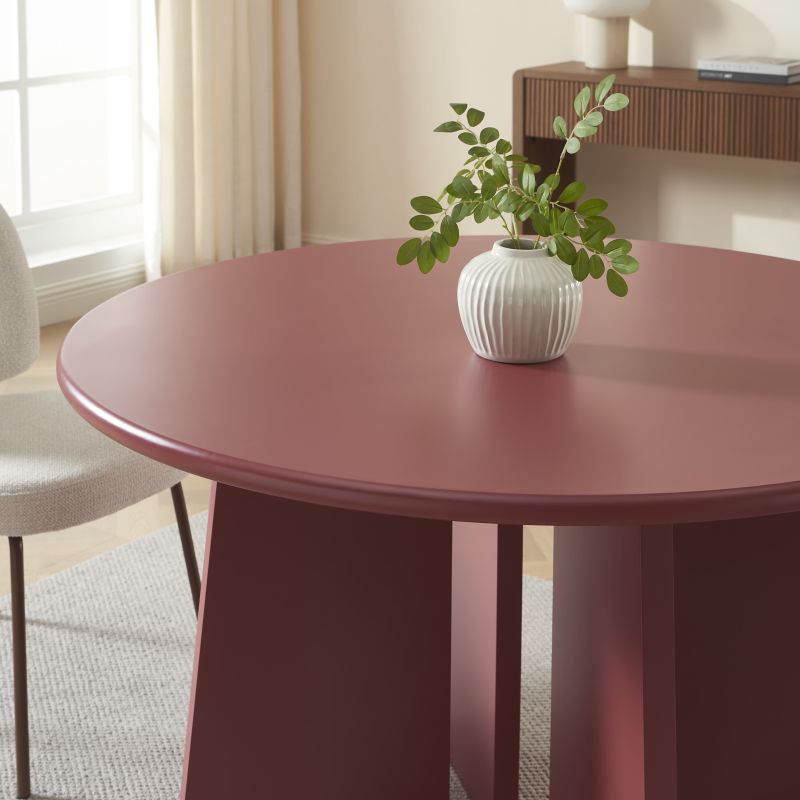 Table à manger JALIA laquée cerise