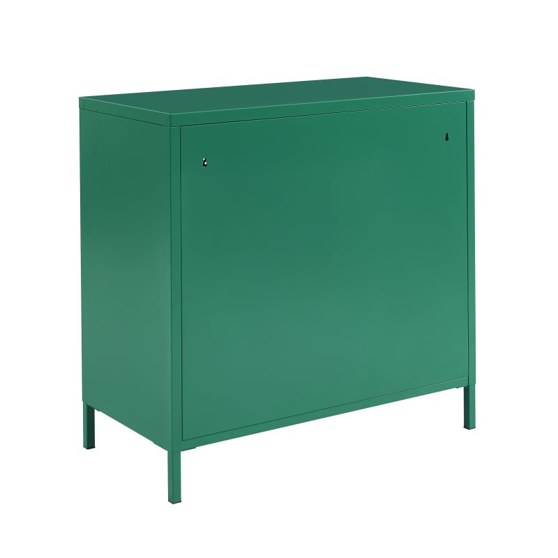 Commode PANTONE 4 tiroirs métal émeraude 80cm