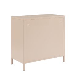 Commode PANTONE 4 tiroirs métal rose blush 80cm