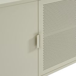 Buffet PANTONE 3 portes métal beige sable 160cm
