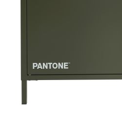 Meuble TV PANTONE métal vert olive 160cm