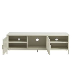 Meuble TV PANTONE métal beige sable 160cm