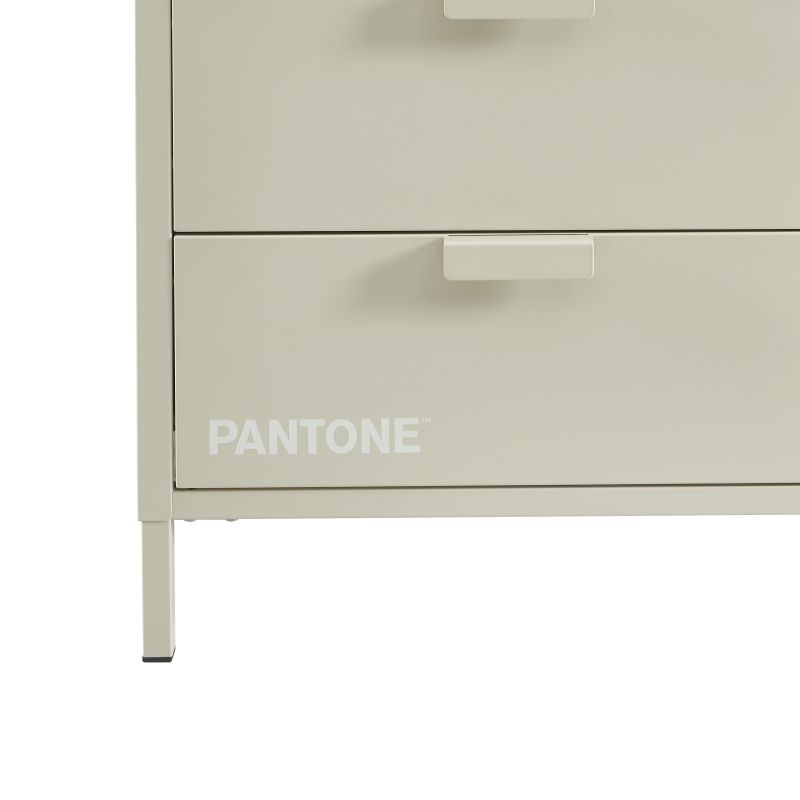 Meuble TV PANTONE métal beige sable 200cm