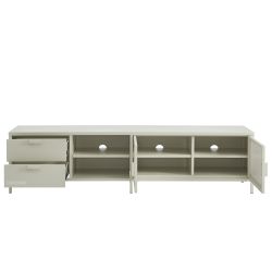 Meuble TV PANTONE métal beige sable 200cm