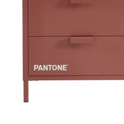 Meuble TV PANTONE métal terracotta 200cm