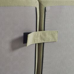 Chauffeuse PANTONE 1 place tissu vert amande