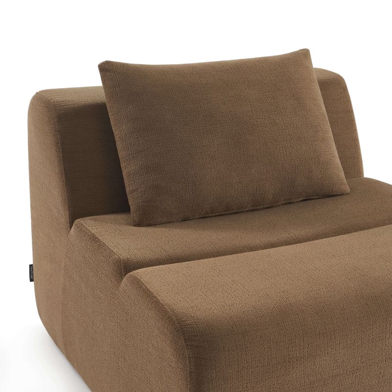 Chauffeuse PANTONE 1 place tissu marron