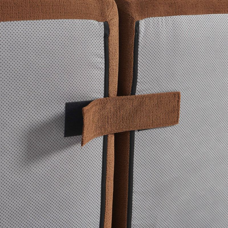 Chauffeuse PANTONE 1 place tissu terracotta