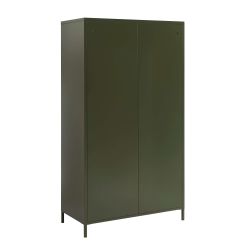 Armoire PANTONE métal vert olive 2 portes