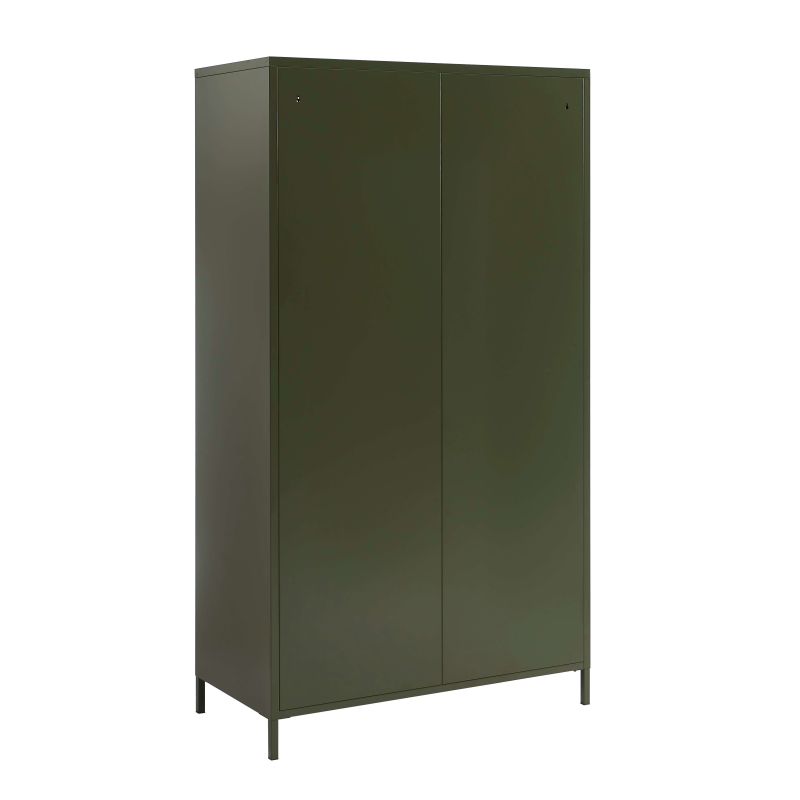 Armoire PANTONE métal vert olive 2 portes