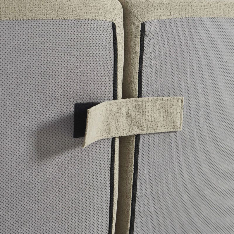 Chauffeuse PANTONE 1 place tissu taupe