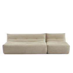 Banquette PANTONE 2 places tissu beige