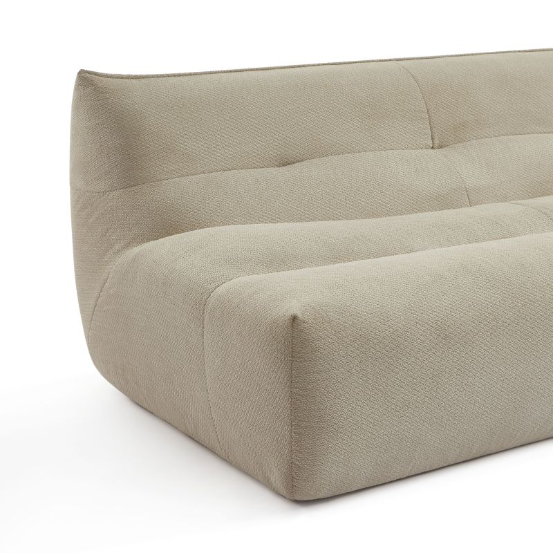 Banquette PANTONE 2 places tissu beige