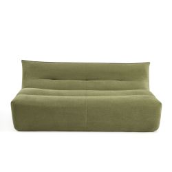 Banquette PANTONE 2 places tissu vert olive
