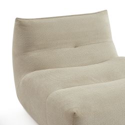 Chauffeuse PANTONE 1 place tissu beige