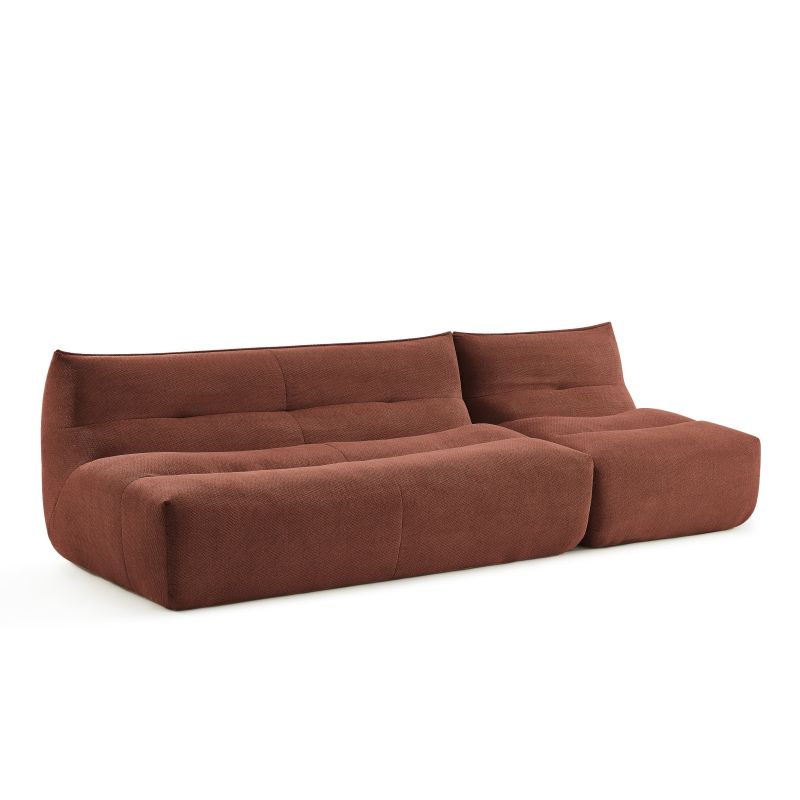 Chauffeuse PANTONE 1 place tissu bordeaux