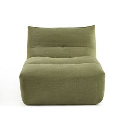 Chauffeuse PANTONE 1 place tissu vert olive
