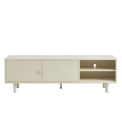 Meuble TV PANTONE métal beige tofu 180cm
