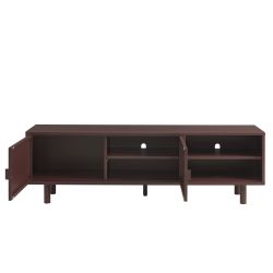 Meuble TV PANTONE métal marron chocolat 180cm
