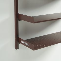 Etagère murale PANTONE métal marron chocolat h80cm