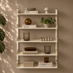 Etagère murale PANTONE métal beige tofu h80cm