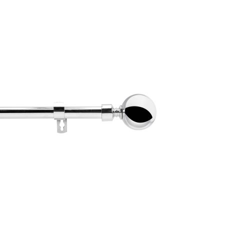 Tringle extensible SPHERA chrome, kit complet (120210 cm)