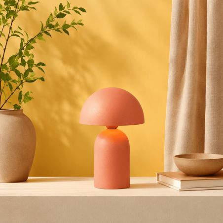 Lampe de table ZOE corail Ø23x35 cm