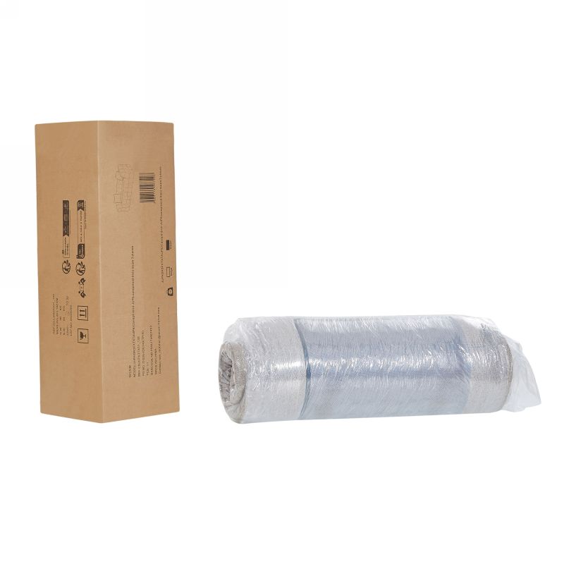 Canapé droit compressé JUPA 3 places tissu bouclette taupe