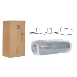 Canapé droit compressé et convertible CHIMA déplimousse 3 places tissu chenille vert
