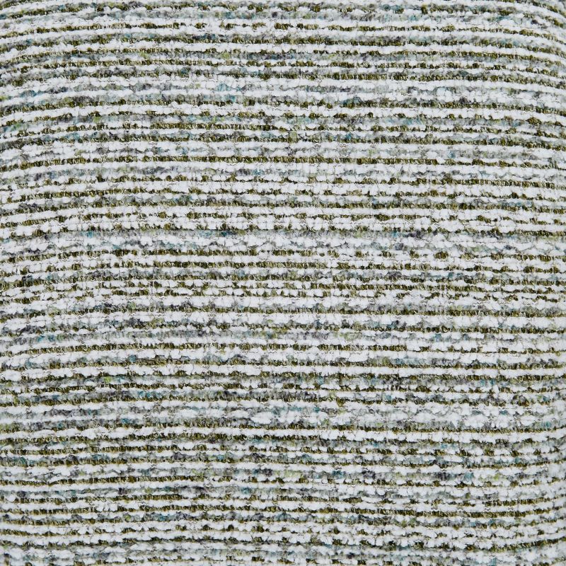Canapé d'angle droit compressé FEYA 4 places tissu chenille vert