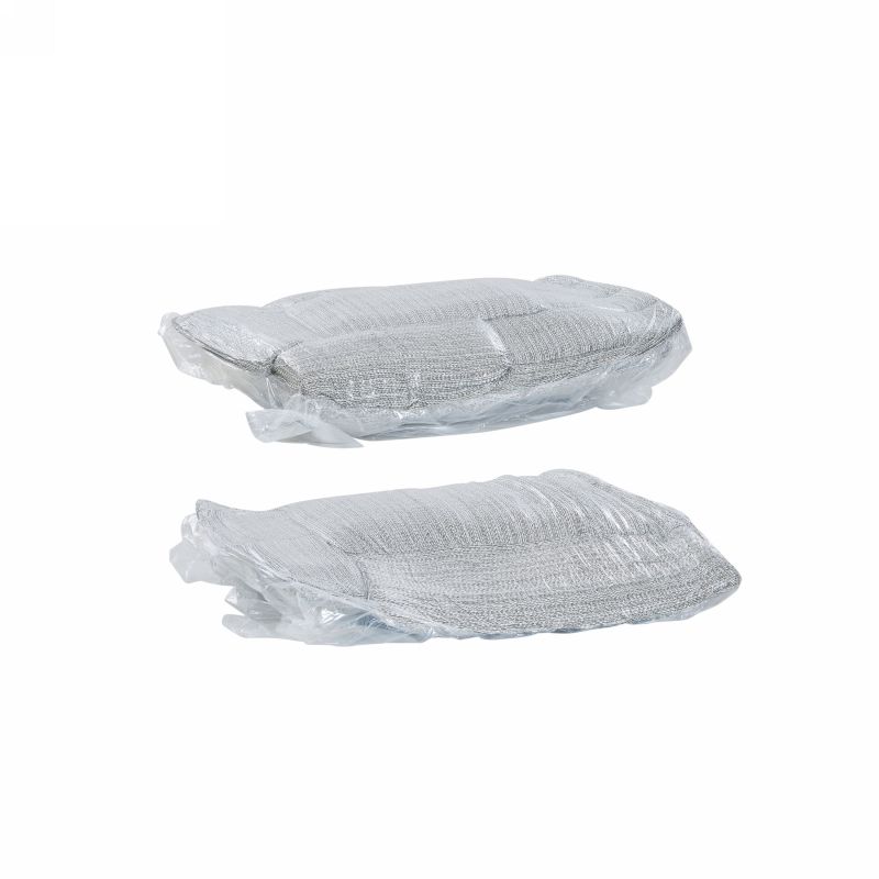 Canapé d'angle droit compressé FEYA 4 places tissu chenille vert