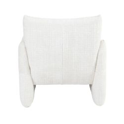 Fauteuil fixe GALATEA 1 place tissu crème