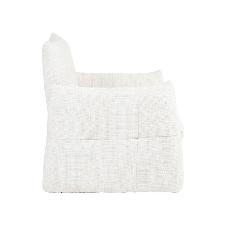 Fauteuil fixe GALATEA 1 place tissu crème