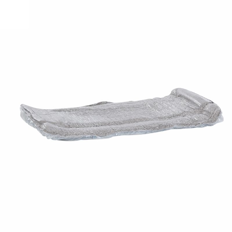 Canapé droit compressé ORVA 3 places tissu chenille vert