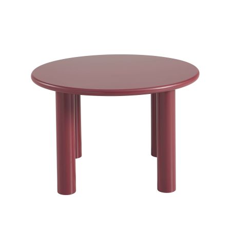 Table basse MARA effet laqué bordeaux