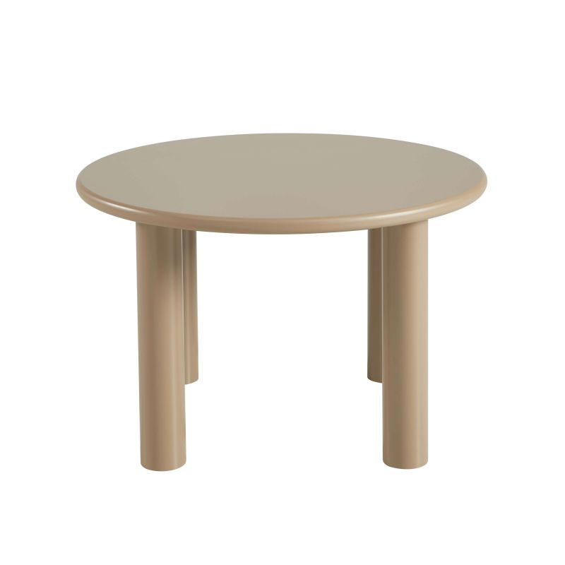 Table basse MARA effet laqué caramel